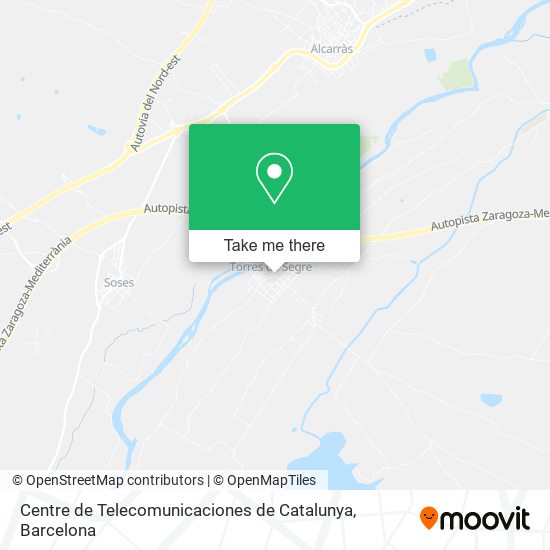 Centre de Telecomunicaciones de Catalunya map
