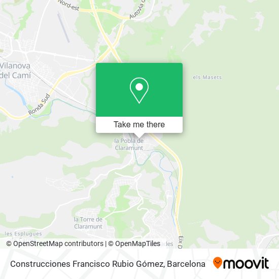 Construcciones Francisco Rubio Gómez map