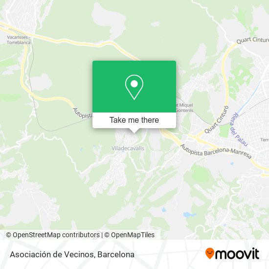 Asociación de Vecinos map