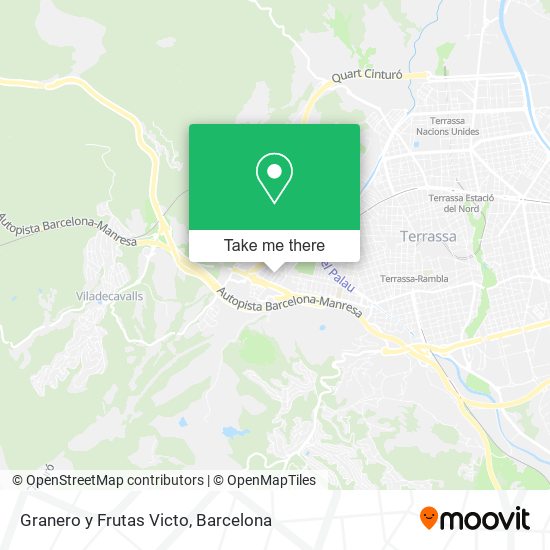 Granero y Frutas Victo map