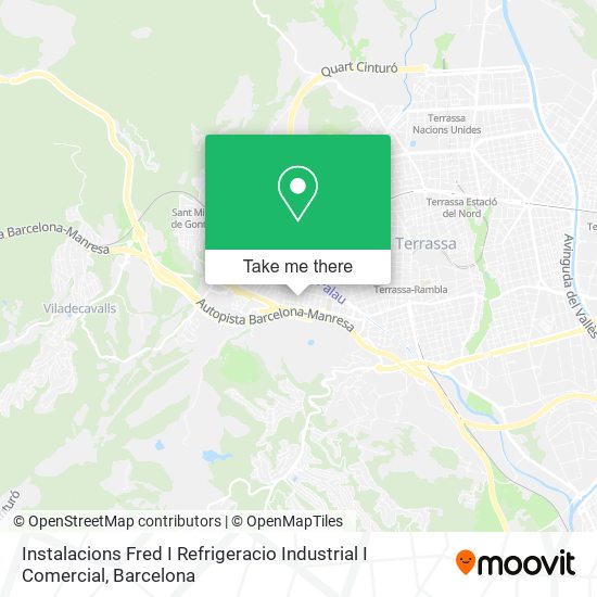 Instalacions Fred I Refrigeracio Industrial I Comercial map
