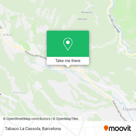 Tabaco La Cassola map