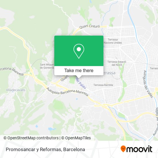 Promosancar y Reformas map