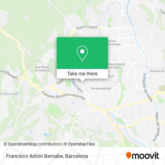 Francisco Antón Bernabe map