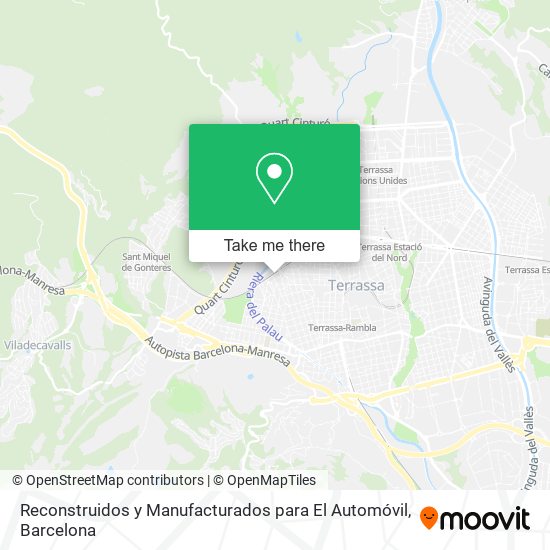 Reconstruidos y Manufacturados para El Automóvil map