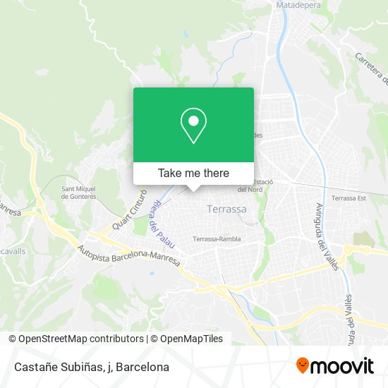 Castañe Subiñas, j map