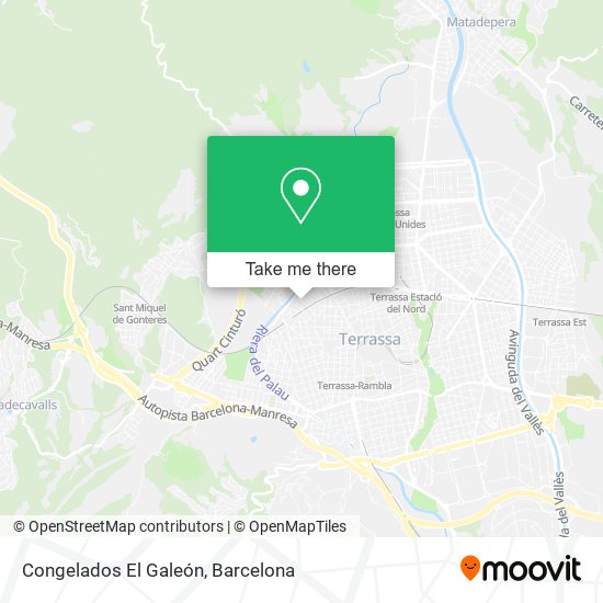 Congelados El Galeón map