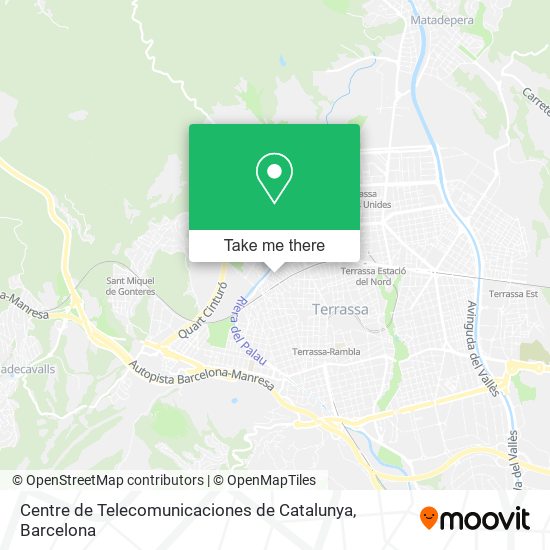 Centre de Telecomunicaciones de Catalunya map