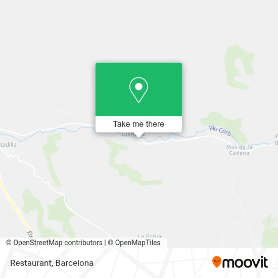 Restaurant map