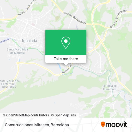 Construcciones Mirasen map