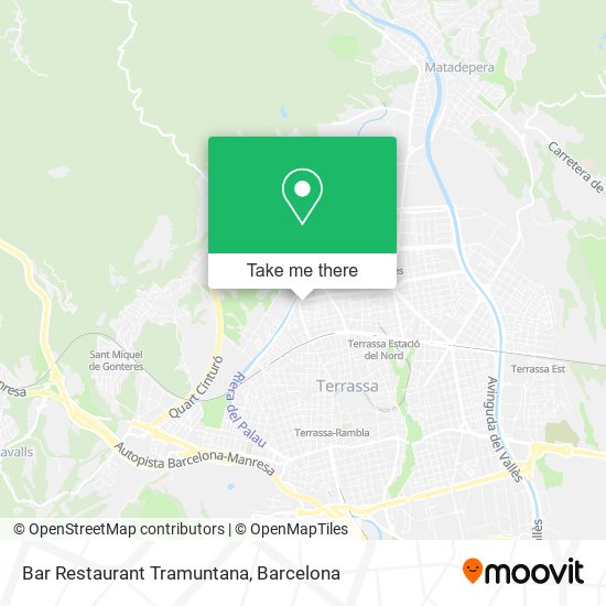 Bar Restaurant Tramuntana map