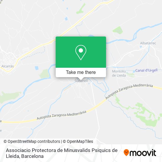 Associacio Protectora de Minusvalids Psiquics de Lleida map