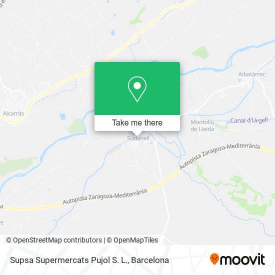 Supsa Supermercats Pujol S. L. map