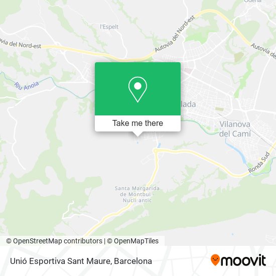Unió Esportiva Sant Maure map