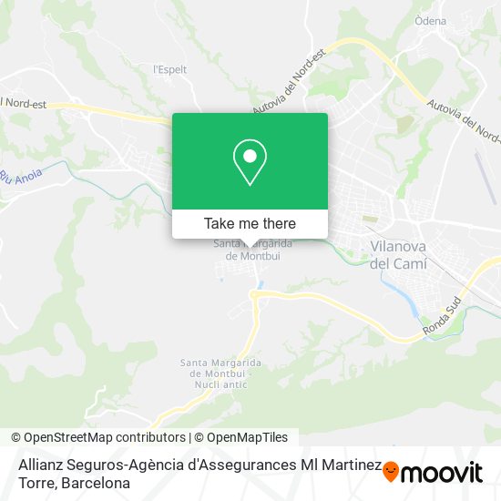 Allianz Seguros-Agència d'Assegurances Ml Martinez Torre map