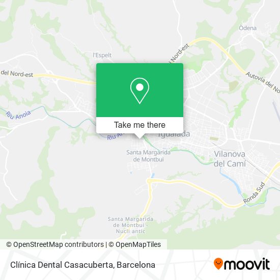 Clínica Dental Casacuberta map