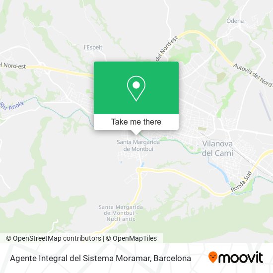 Agente Integral del Sistema Moramar map