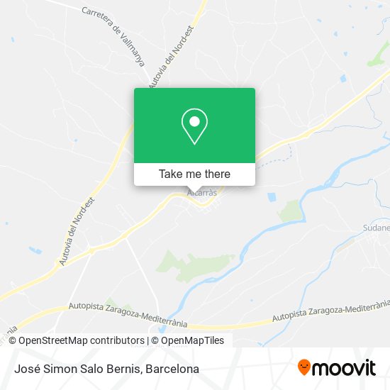 José Simon Salo Bernis map