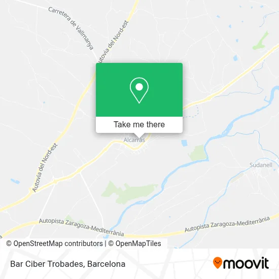 Bar Ciber Trobades map
