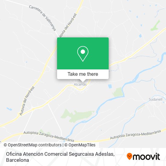 Oficina Atención Comercial Segurcaixa Adeslas map