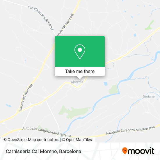 Carnisseria Cal Moreno map