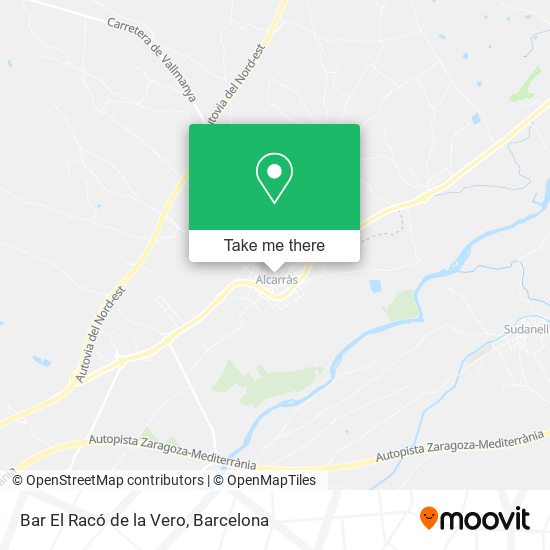 Bar El Racó de la Vero map