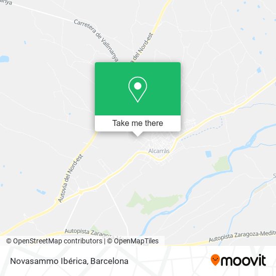 Novasammo Ibérica map