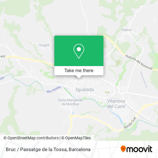 Bruc / Passatge de la Tossa map