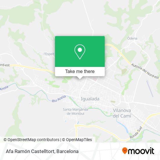 Afa Ramón Castelltort map