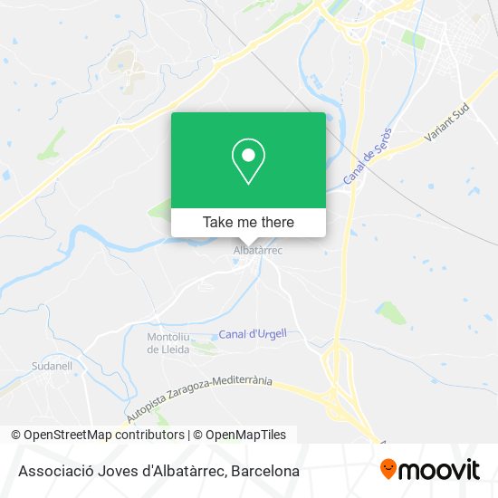 Associació Joves d'Albatàrrec map