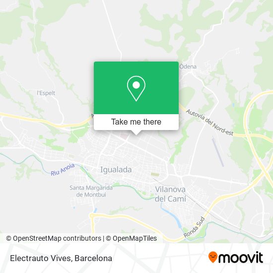 Electrauto Vives map