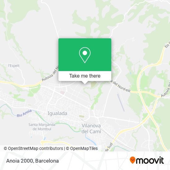 mapa Anoia 2000