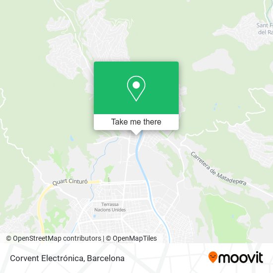 Corvent Electrónica map