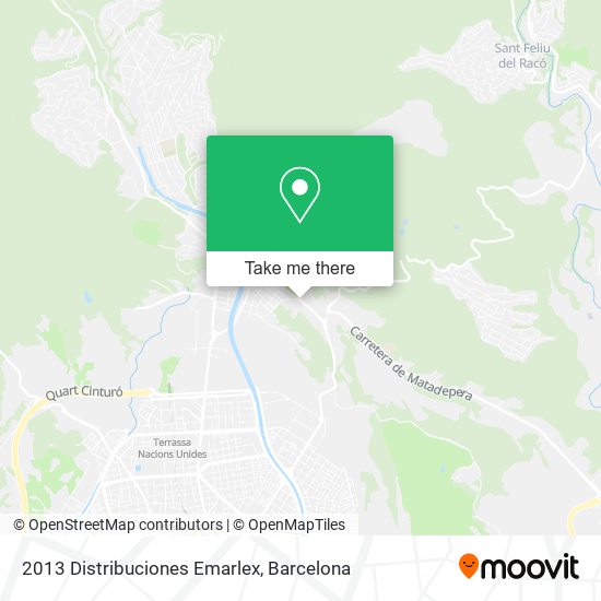 2013 Distribuciones Emarlex map