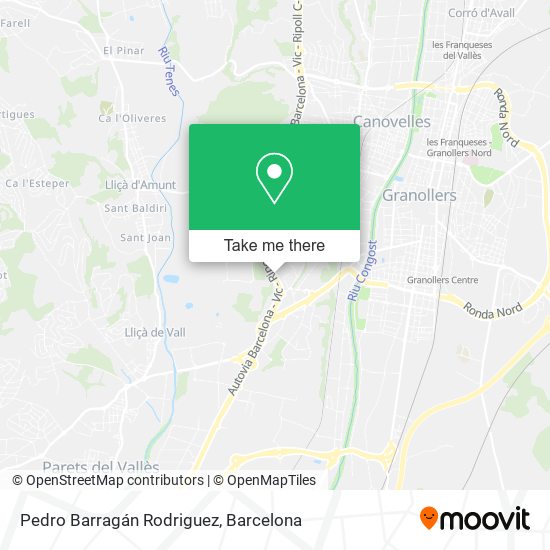 Pedro Barragán Rodriguez map