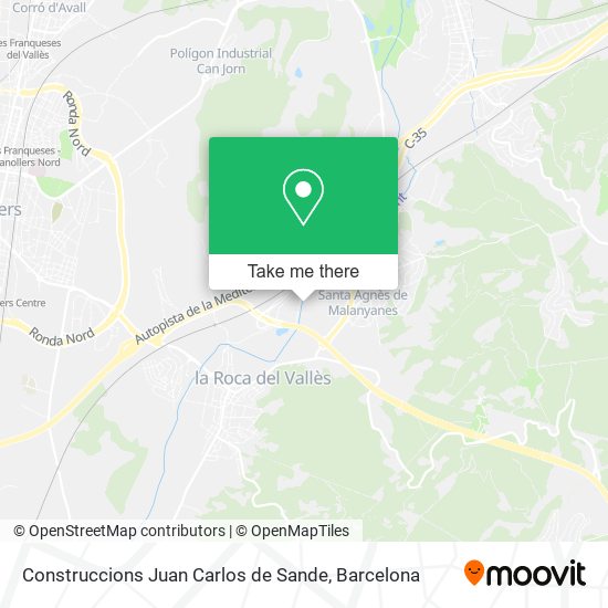 Construccions Juan Carlos de Sande map