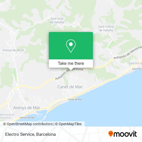 mapa Electro Service