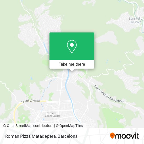 Román Pizza Matadepera map