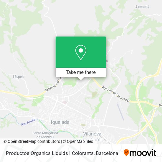 Productos Organics Liquids I Colorants map