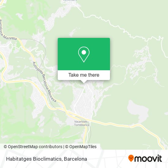 Habitatges Bioclimatics map