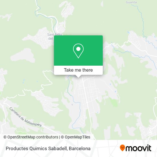 Productes Quimics Sabadell map