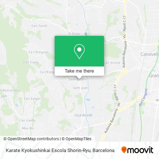 Karate Kyokushinkai Escola Shorin-Ryu map