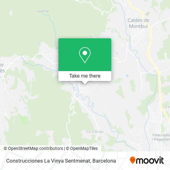 Construcciones La Vinya Sentmenat map