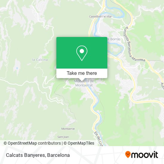 mapa Calcats Banyeres