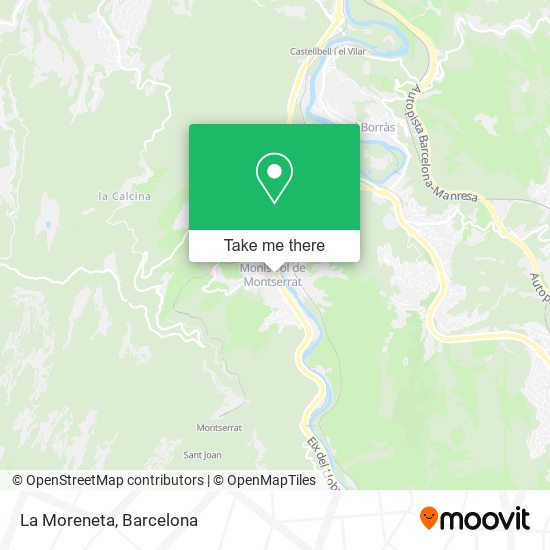 mapa La Moreneta