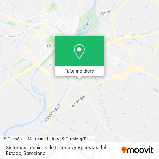 Sistemas Técnicos de Loterías y Apuestas del Estado map