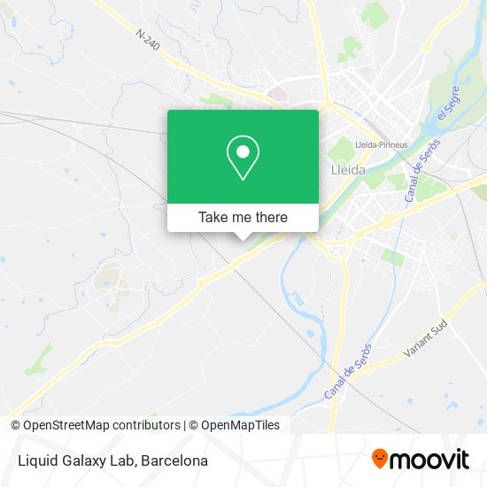 Liquid Galaxy Lab map