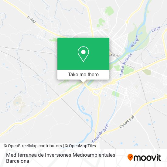 Mediterranea de Inversiones Medioambientales map