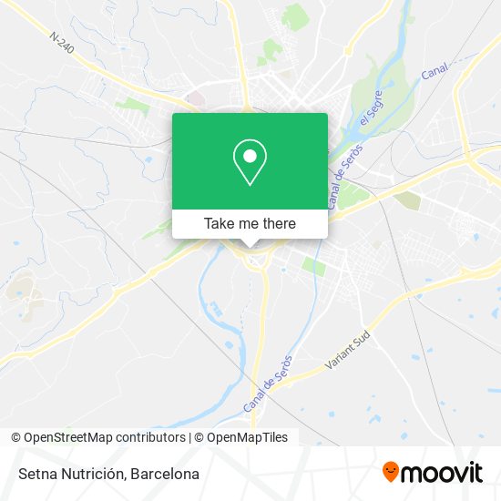 Setna Nutrición map
