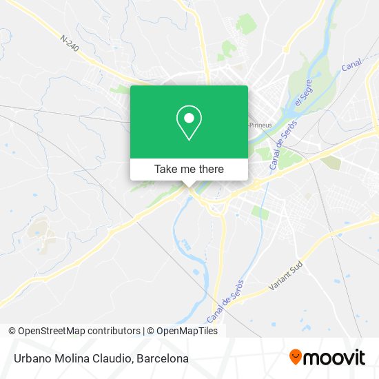 Urbano Molina Claudio map